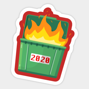 2020 Dumpster Fire Sticker